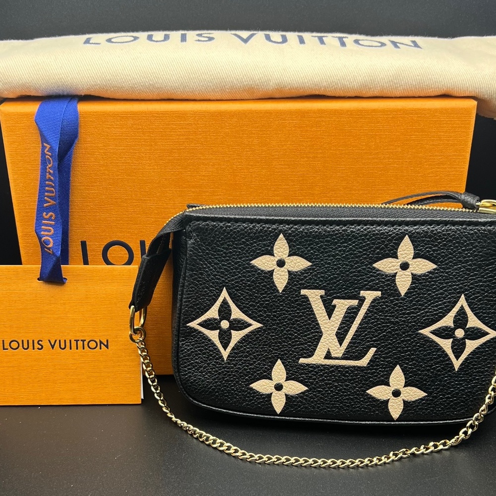 LOUIS VUITTON Mini Pochette. NEW! Never Used.